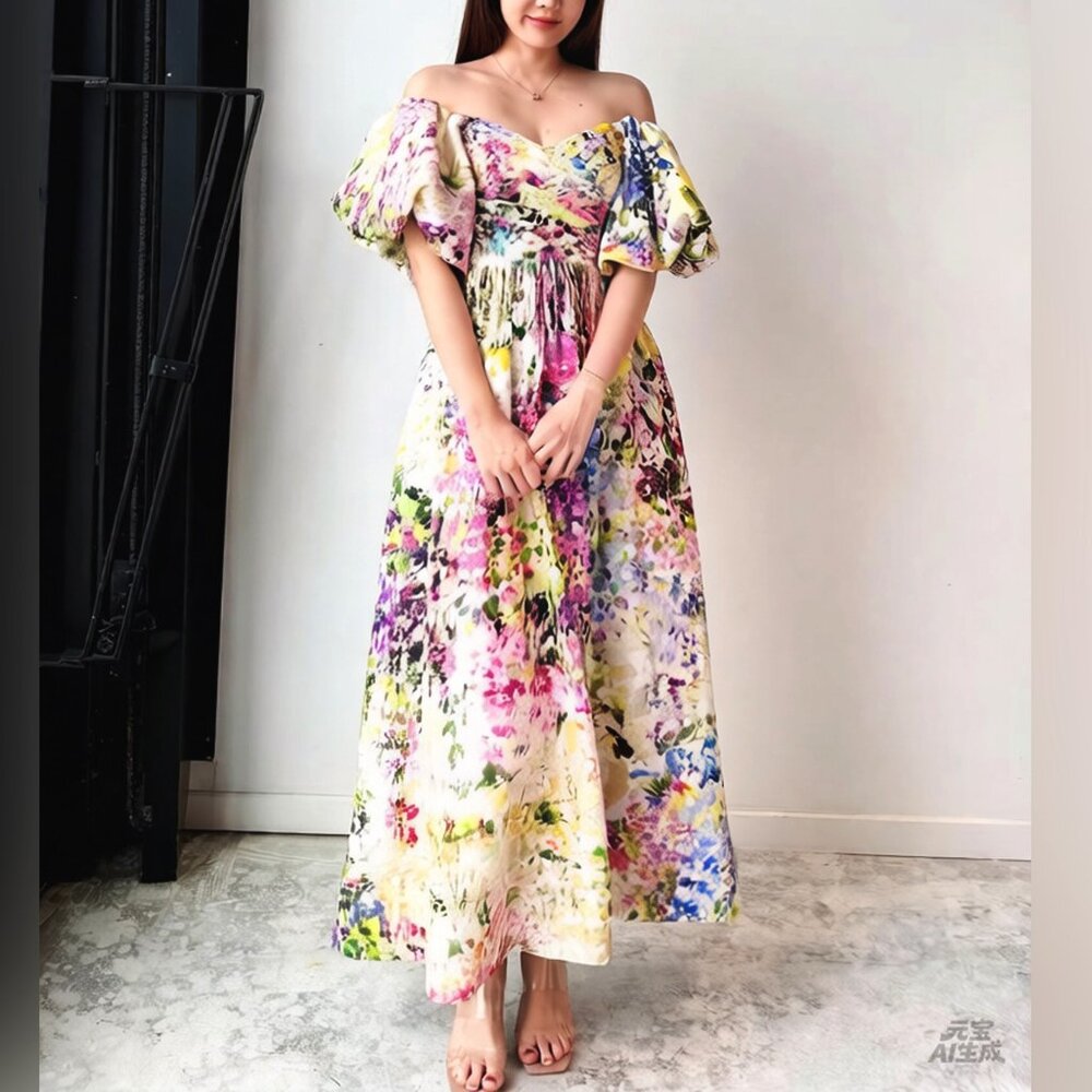 Aje Adina Midi Dress Lavender